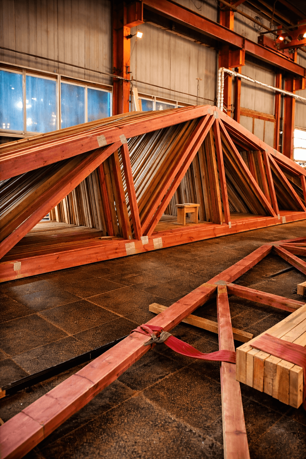 Виробництво дерев'яних ферм з металозубчатими пластинами та конструкцій TimberX